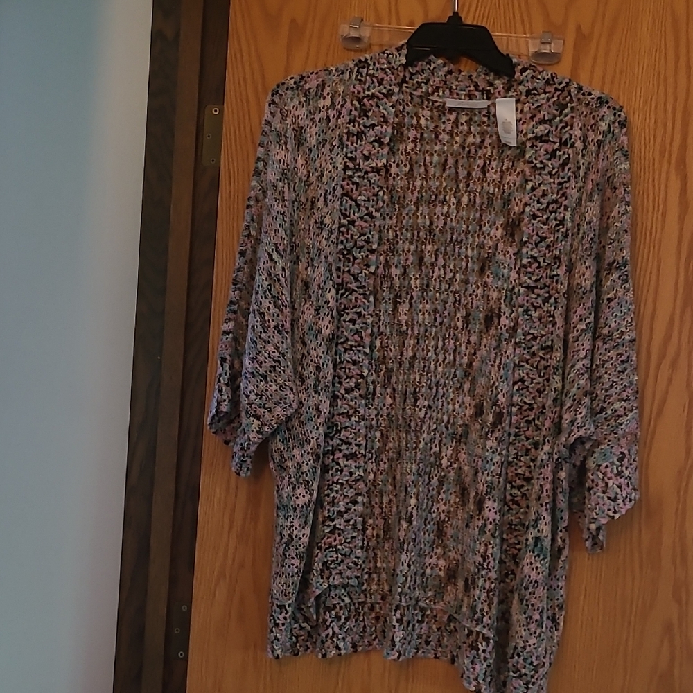 JM Collection Pastel Knit Cardigan